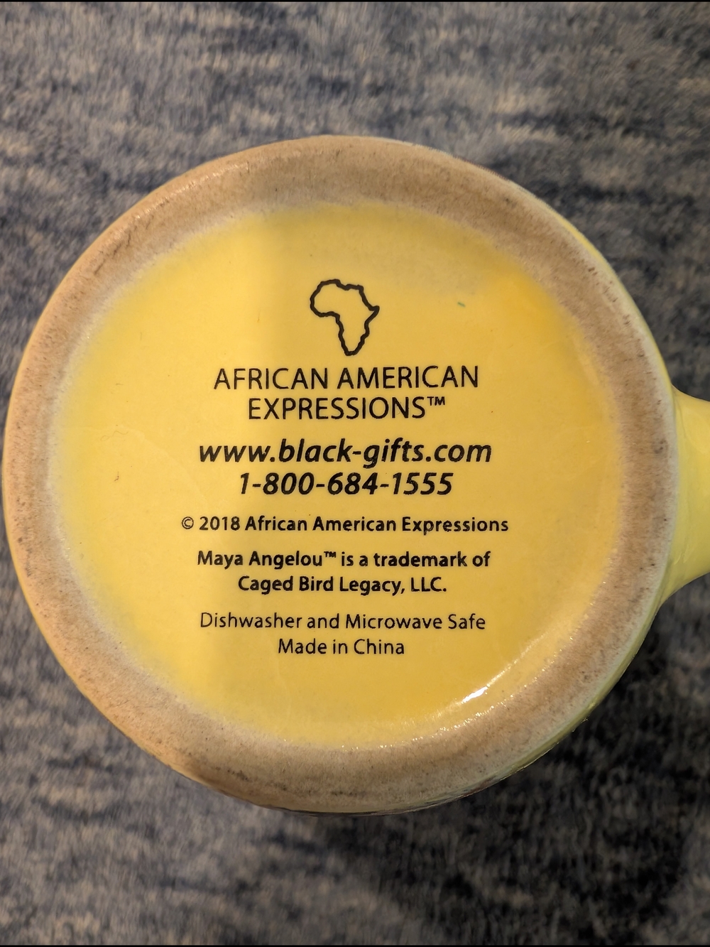 NWOT Maya Angelou Mug with 'And Still I Rise' Quote - Picture 4 of 6